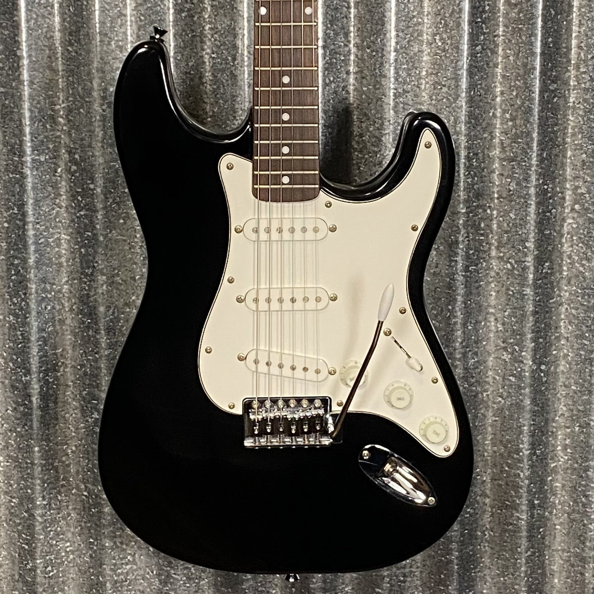Jay Turser JT-100 S Style Black Electric Guitar #0000 Used