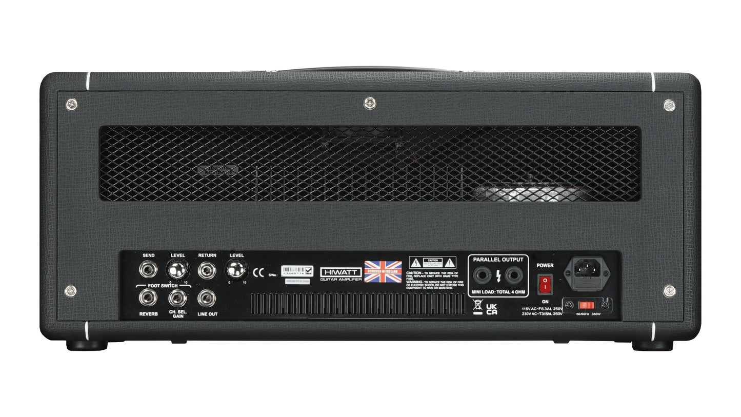 Hiwatt Super Leeds 300R 300 Watt 2 Channel Reverb Guitar Amplifier Head