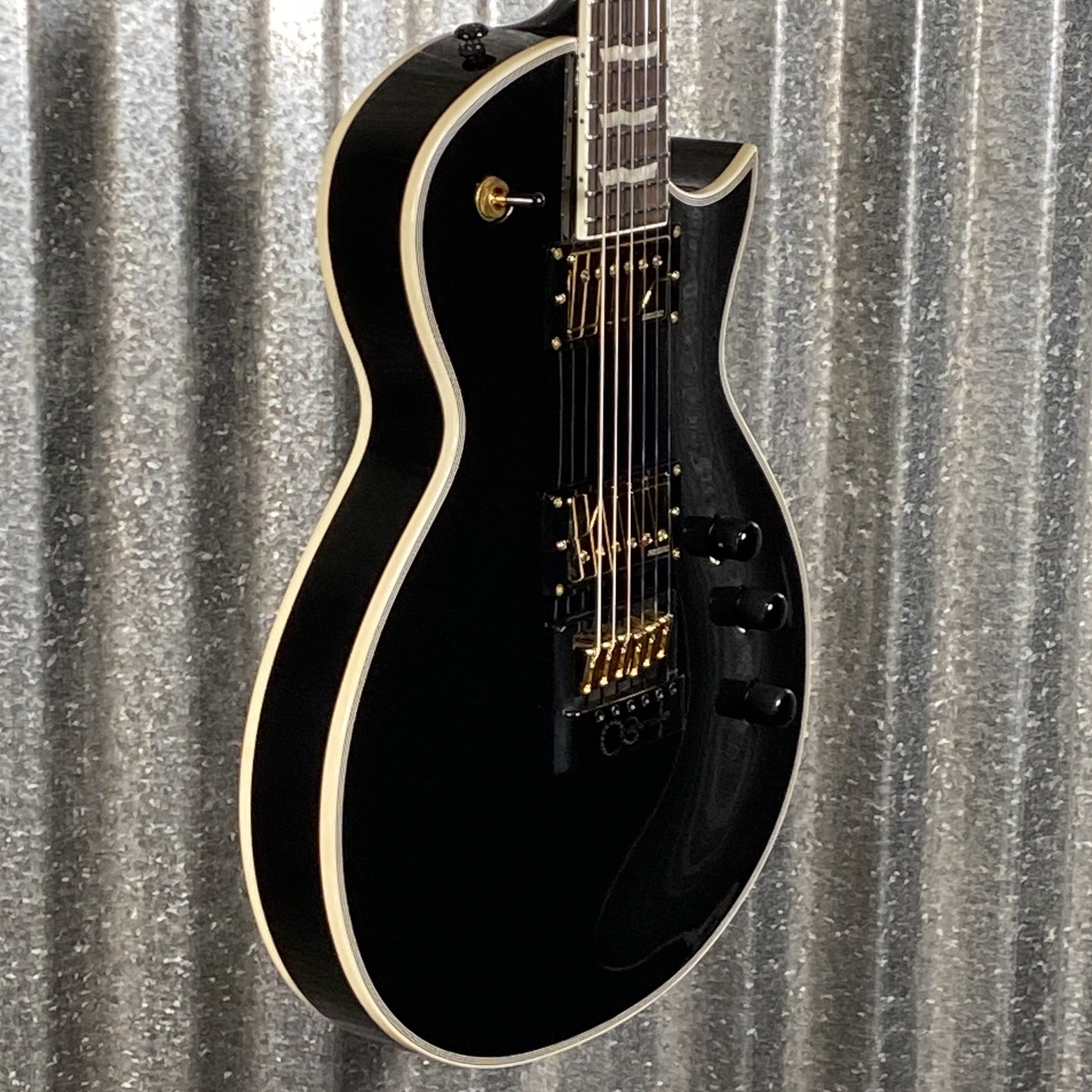 ESP LTD EC-1000T CMT Evertune Black Guitar EC1000TCTMETBLK #1240 Used