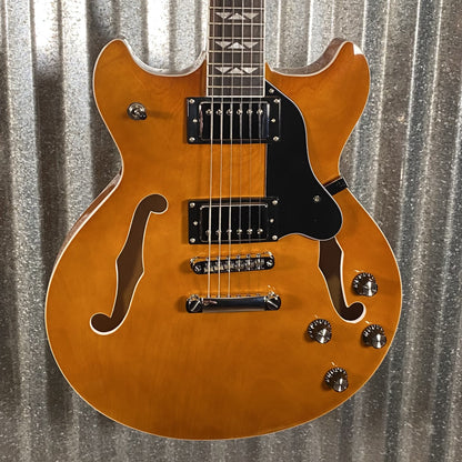 Westcreek Guitars 333 Semi Hollow Body Double Cutaway Amber Brown #0011 Used
