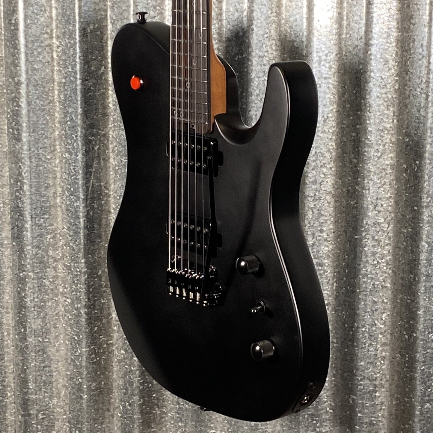 Westcreek Guitars Helyx T Style Dual Humbucker Matte Black Guitar #0158 Used