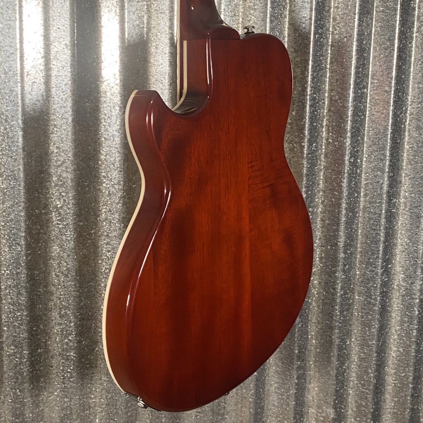 Reverend Limited Edition #13 Roundhouse Semi Hollow Body Archtop Vintage Clear Natural Guitar #61470 Used