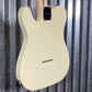 Fender Squier Telecaster Thinline Semi Hollow Olympic White Guitar #7392 Used