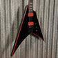 ESP LTD GH-SV Gary Holt V Black Guitar & Case #1022 Used