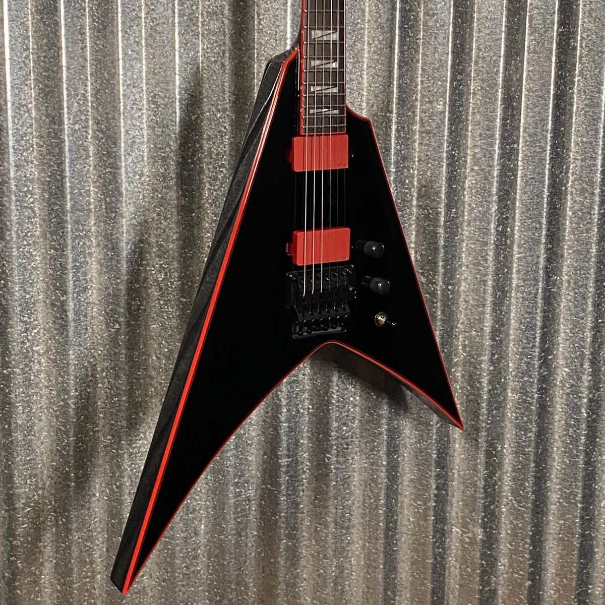 ESP LTD GH-SV Gary Holt V Black Guitar & Case #1022 Used