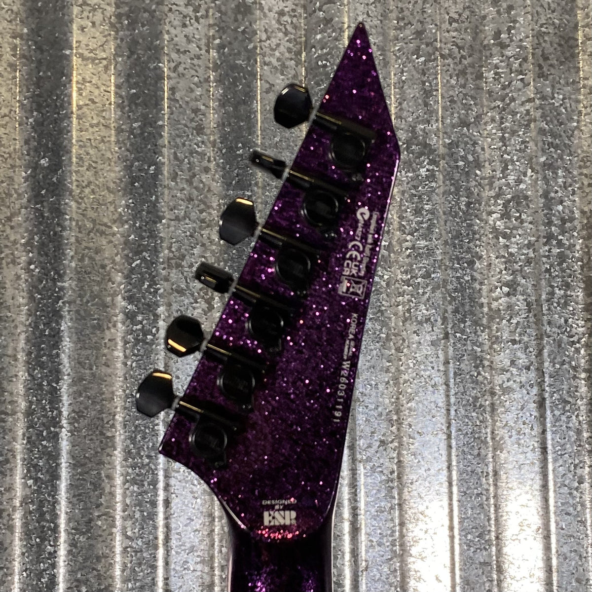 ESP LTD KH-602 Kirk Hammett Purple Sparkle EMG Guitar & Case KH602PSP #1191 Used