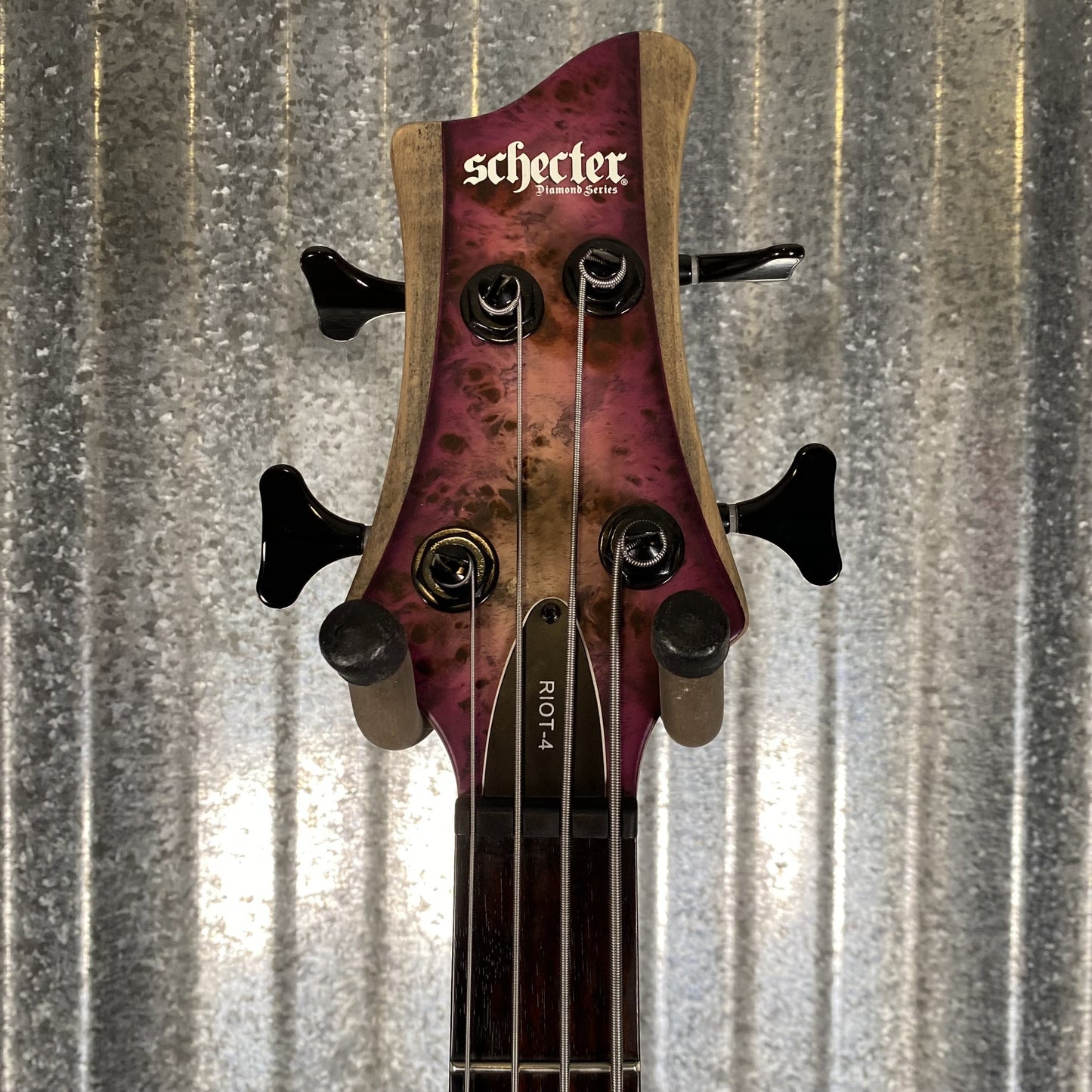 Schecter Riot 4 String Bass Aurora Burst Left Hand #3341 Used