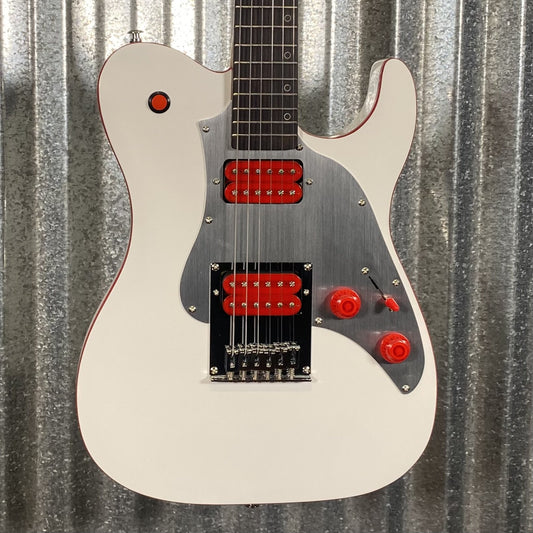 Westcreek Guitars TT-50KS T Style Dual Humbucker Guitar White #0053 Used