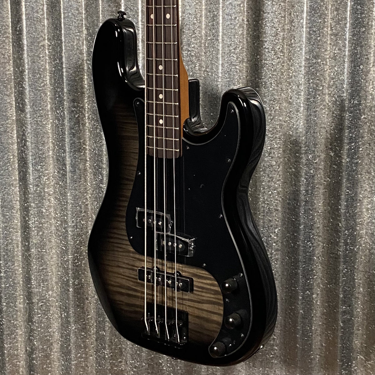 ESP LTD Surveyor 204DX Black Burst 4 String Bass #2051 Used