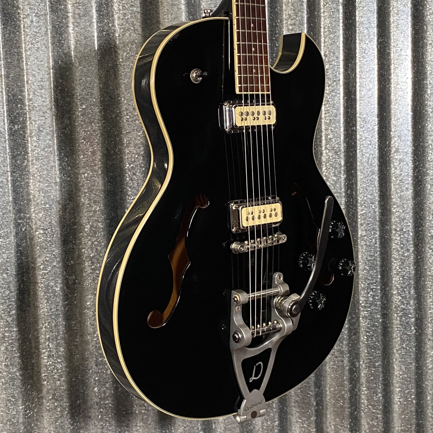 Darmond by Guild Starfire Special Semi Hollow Black Guitar 1999 Korea #3366 Used