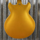 Westcreek Guitars 333 Semi Hollow Body Double Cutaway Gold #0138  Used