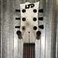 ESP LTD EC Arctic Metal Snow White Satin Guitar ECARMSWS #0778 Used