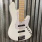 Cort Elrick NJS 5 String Bass White & Bag NJS5WHT #2861