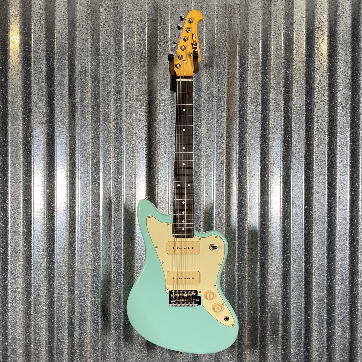 CNZ Audio JM-MINI-SG 3/4 Scale Surf Green Guitar #0068 Used