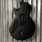 ESP LTD EC-1000 FR Floyd Rose Black Satin EMG Guitar EC1000FRBLKS #0758 Used
