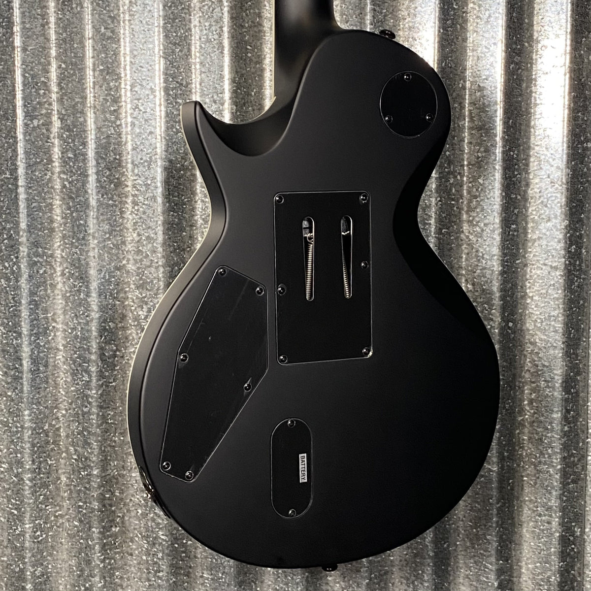 ESP LTD EC-1000 FR Floyd Rose Black Satin EMG Guitar EC1000FRBLKS #0758 Used