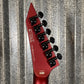 ESP LTD MH-1000 Evertune Candy Apple Red Satin Guitar & Case #0334 Used