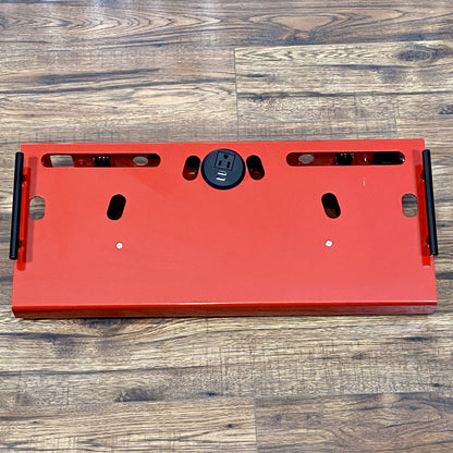 Go Pedalboards Single Tier 24" Guitar Effect Pedalboard & Bag Red Demo