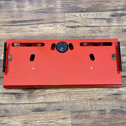 Go Pedalboards Single Tier 24" Guitar Effect Pedalboard & Bag Red Demo