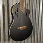 Ortega RTPSTD-SBK Black Thinline Nylon Acoustic Electric Guitar & Bag #0547
