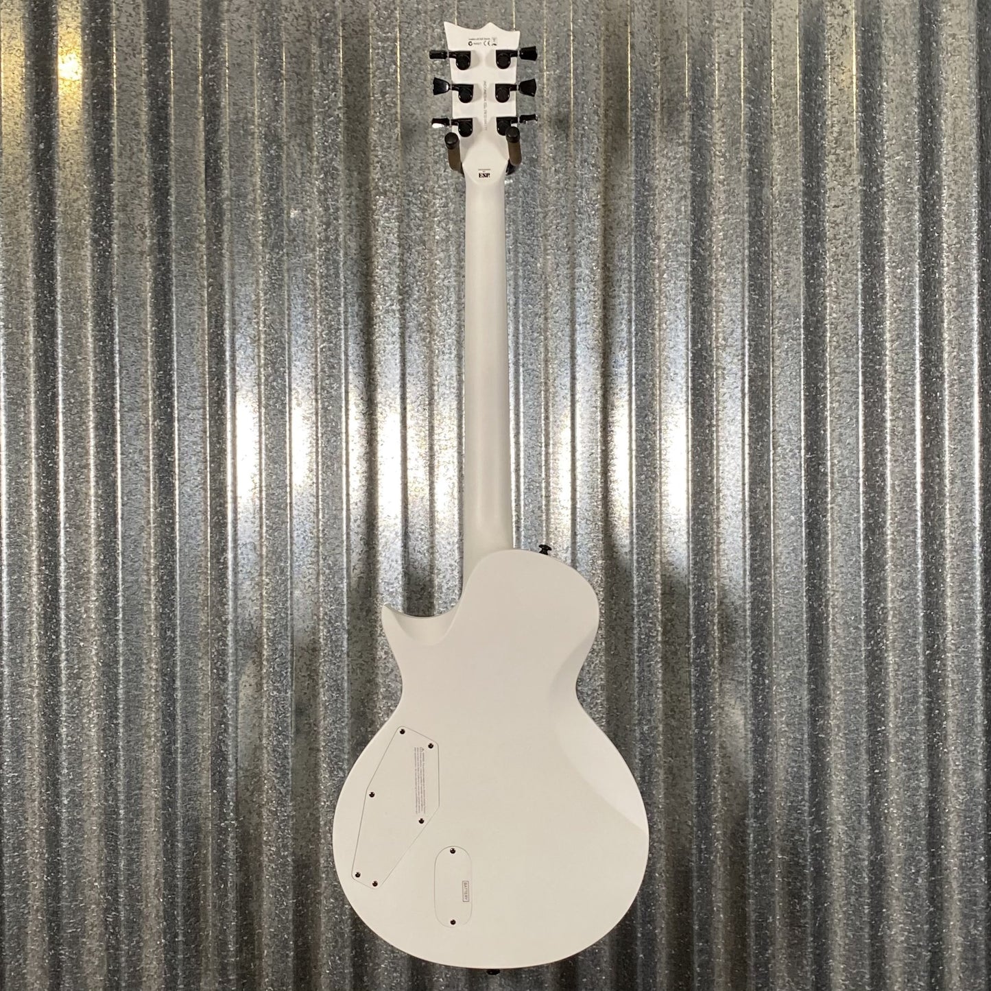 ESP LTD EC Arctic Metal Snow White Satin Guitar ECARMSWS #0177 Used
