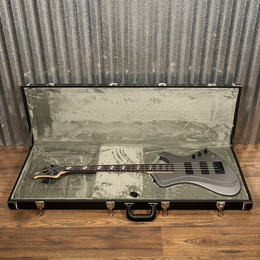 ESP LTD Stream JC-4 John Campbell Dark Grey Metallic 4 String Bass JC4DGMS #0174 Used