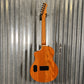 Ortega RTPG-LS1 Charcoal Burst Thinline Nylon Acoustic Electric Guitar & Bag #0234 Blem