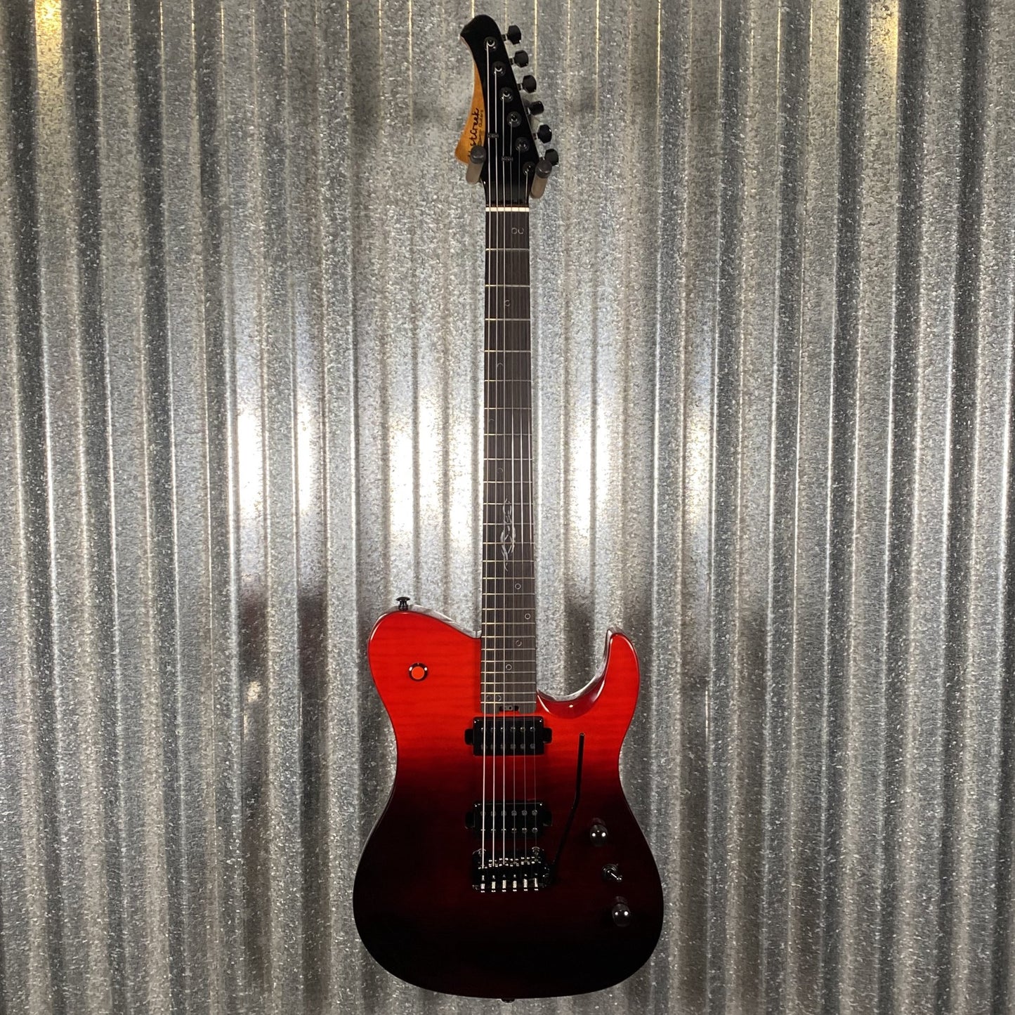 Westcreek Guitars Helyx T Style Dual Humbucker Sunset Ember Guitar #0137 Used