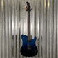 Westcreek Guitars Helyx T Style Dual Humbucker Ocean Vortex Blue Guitar #0034 Used