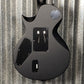 ESP LTD EC-1000 FR Floyd Rose Black Satin EMG Guitar EC1000FRBLKS #0758 Used