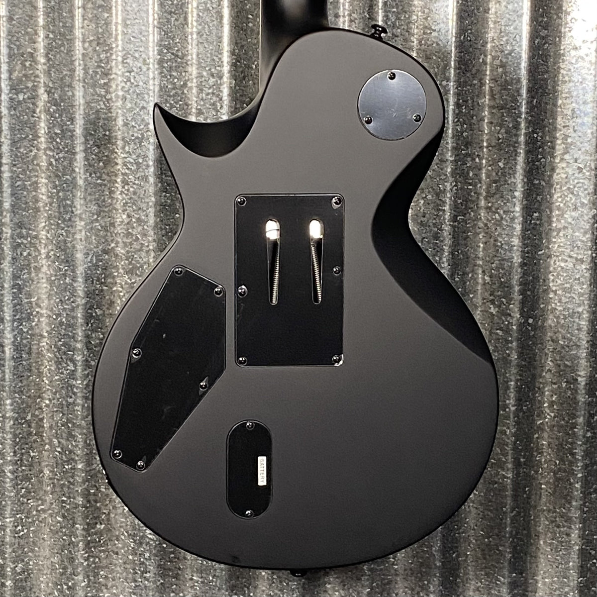 ESP LTD EC-1000 FR Floyd Rose Black Satin EMG Guitar EC1000FRBLKS #0758 Used