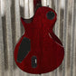 ESP LTD EC-1000 QM Quilt Top See Thru Black Cherry Fluence Guitar & Case #2957 Used