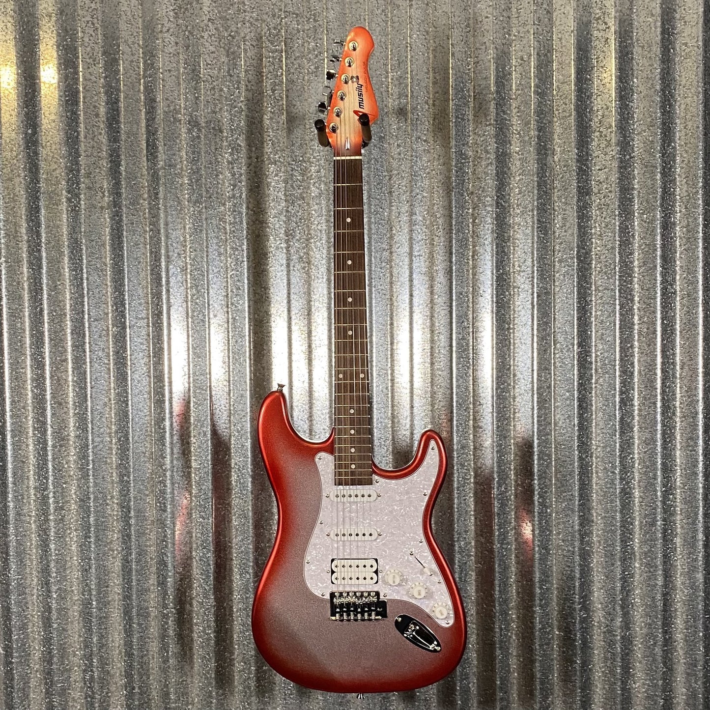 Musily MST-1 Strat Style HSS Guitar Candy Apple Redburst #060520260001 Used