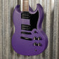 Westcreek Guitars Racer SG Offset Style Purple Matte Guitar #0027 Used