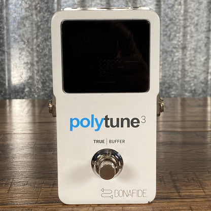 TC Electronic Polytune 3 Chromatic Tuner + BonaFide Buffer Guitar Effect Pedal Used