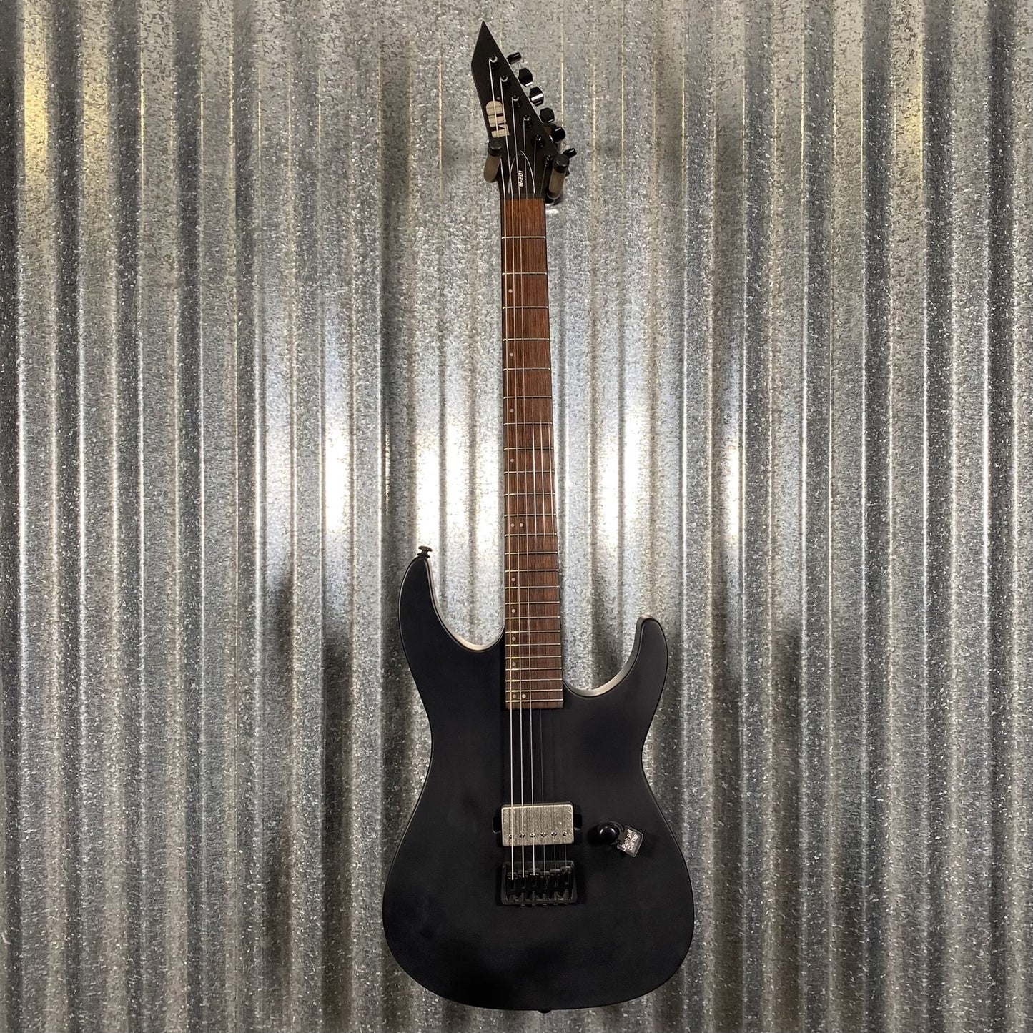 ESP LTD M-201HT Hard Tail Black Satin Guitar M201HTBLKS #7202 Used