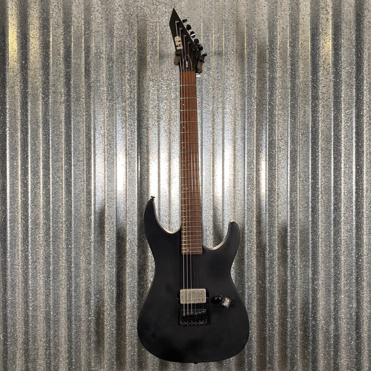 ESP LTD M-201HT Hard Tail Black Satin Guitar M201HTBLKS #7202 Used