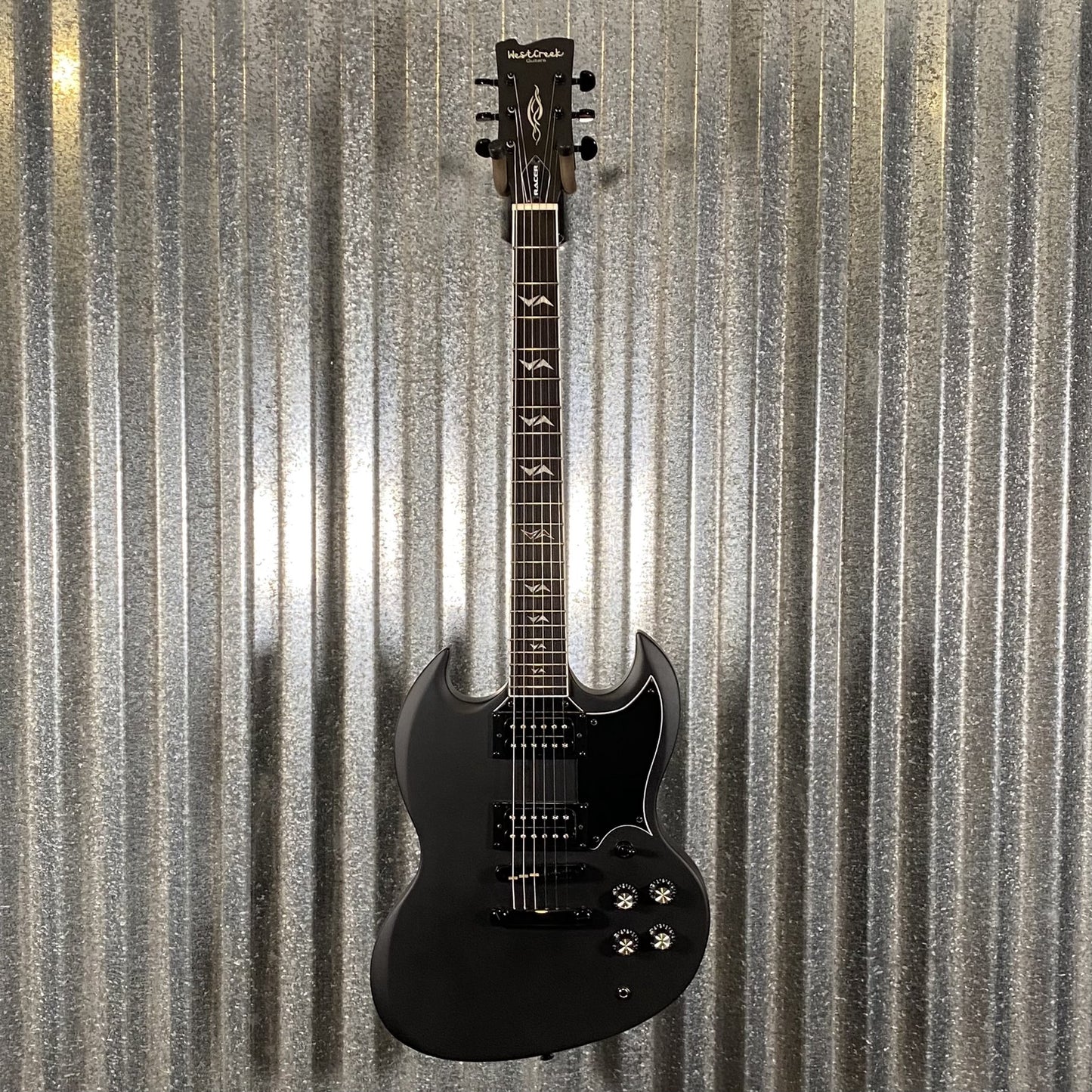 Westcreek Guitars Racer SG Offset Style Black #0053 Used