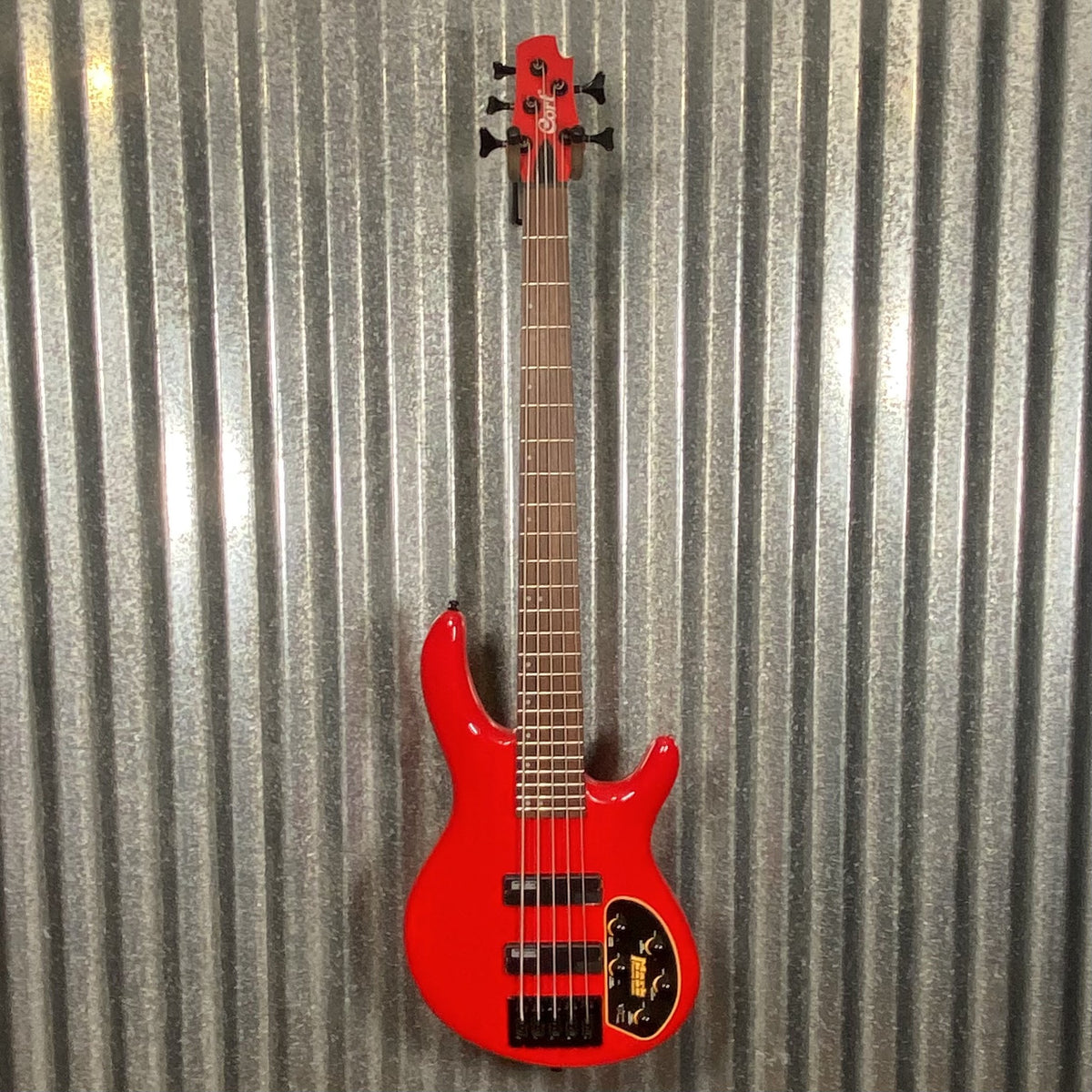 Cort Artisan C5 Deluxe Candy Red 5 String Bass C5DELUXECRD