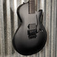 ESP LTD EC FR Black Metal Floyd Rose Black Satin Guitar & Case #1354 Used
