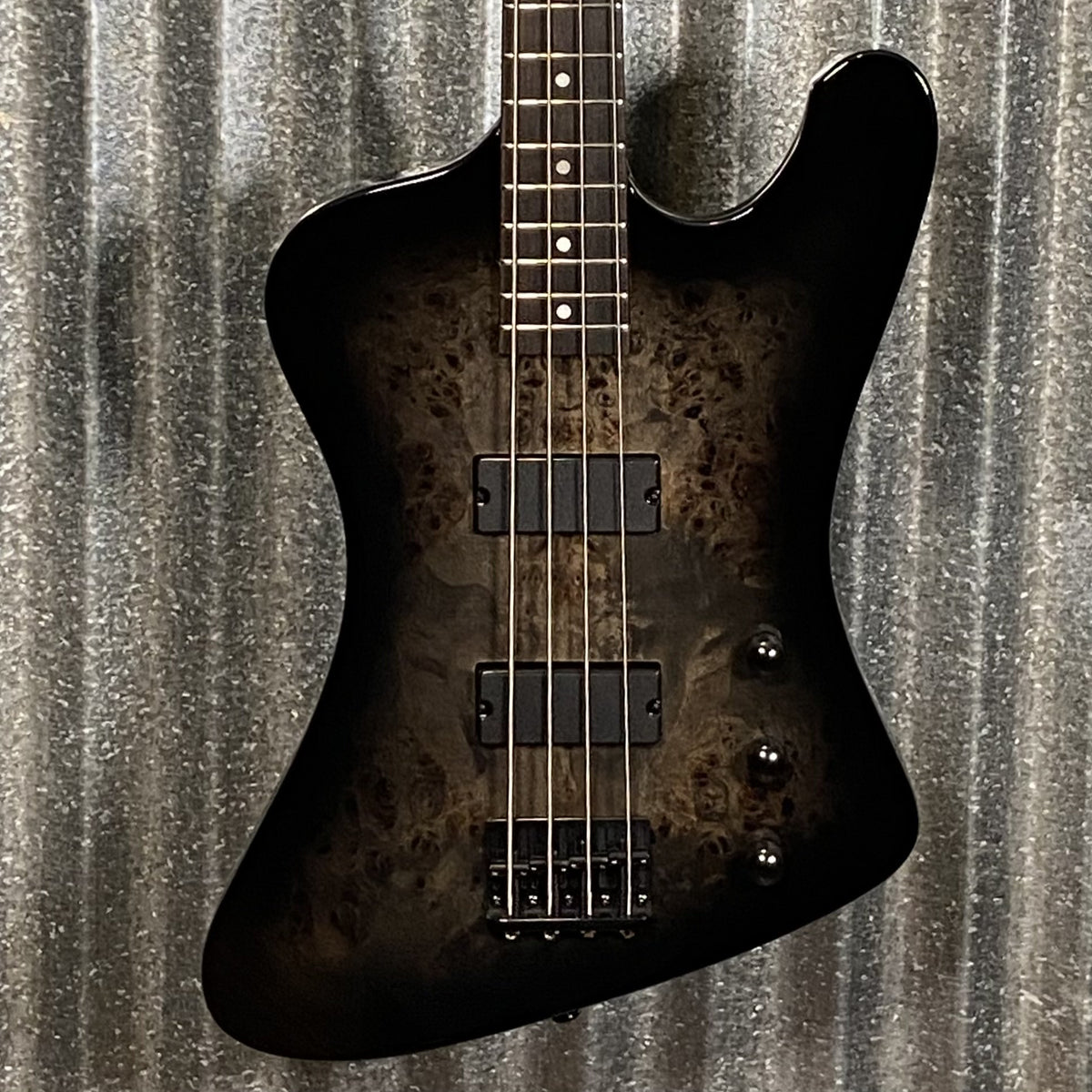 ESP LTD Phoenix PHX-204DX Black Burst 4 String Bass #1855 Used