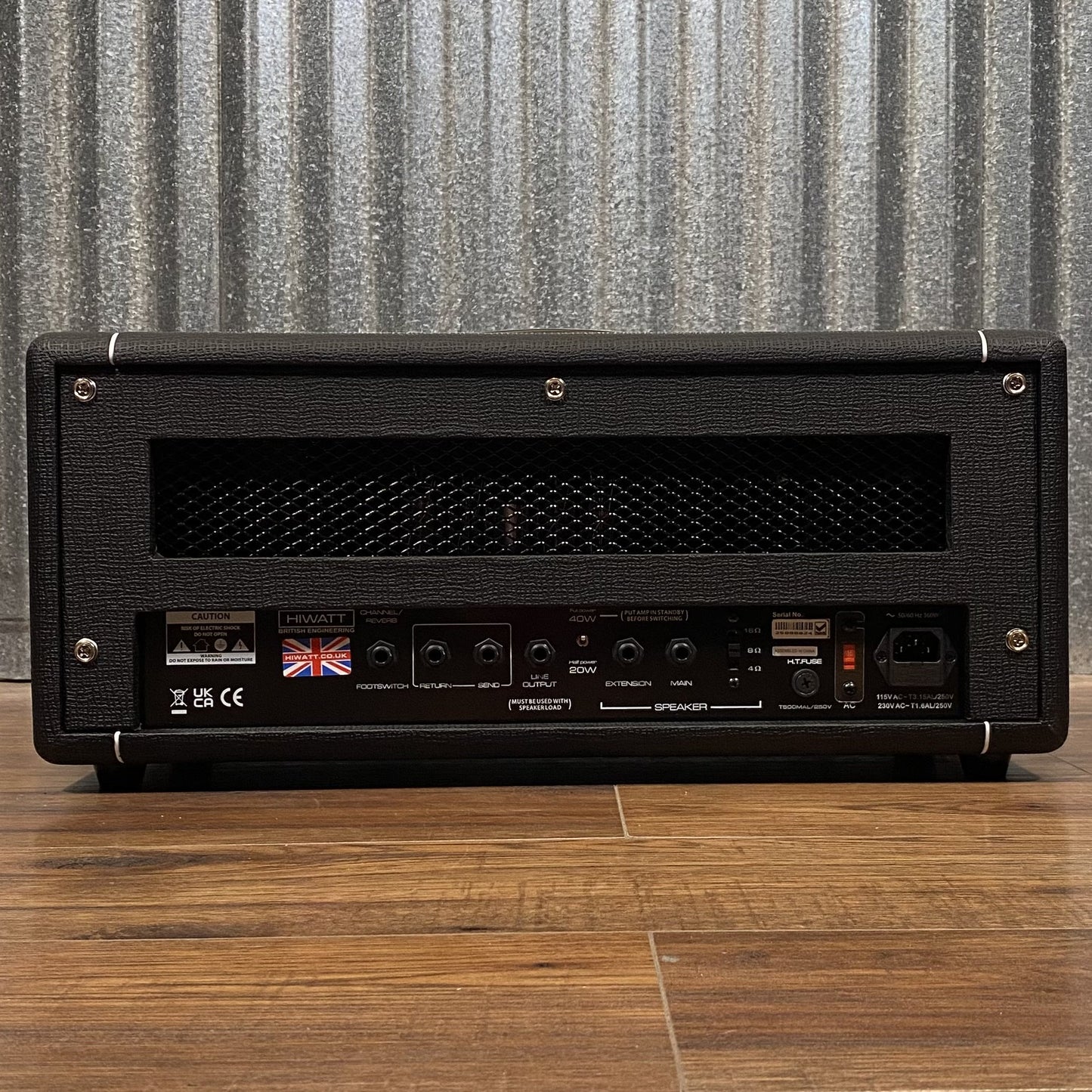 Hiwatt T40/20 40/20 Watt 2 Channel Reverb Guitar Amplifier Head