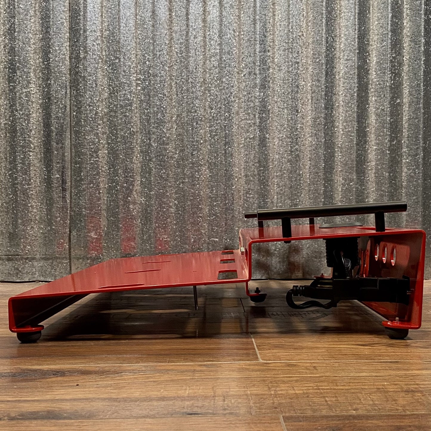 Go Pedalboards Dual Tier 24" Guitar Effect Pedalboard Red Demo