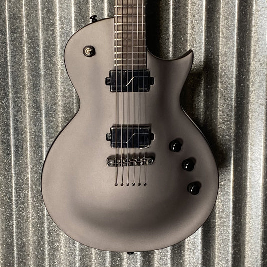 ESP LTD EC-1000 Baritone Charcoal Metallic Satin Guitar EC1000BCHMS #0723 Used