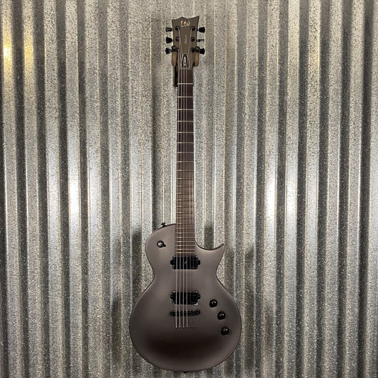 ESP LTD EC-1000 Baritone Charcoal Metallic Satin Guitar EC1000BCHMS #0723 Used