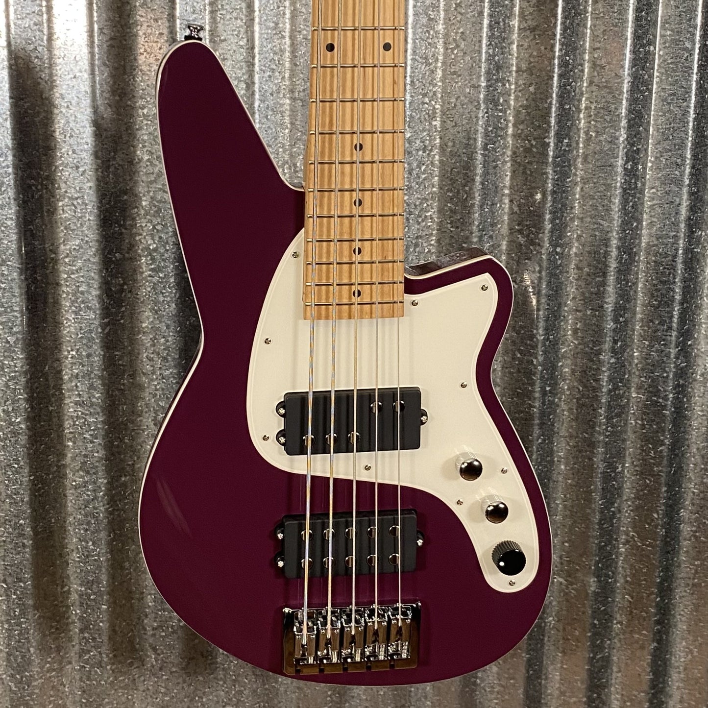 Reverend Mercalli 5 String Bass Purple Punch #70746