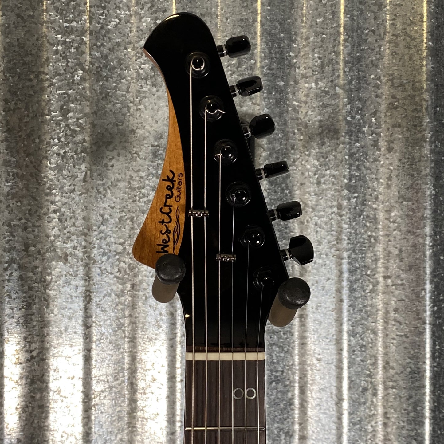 Westcreek Guitars Aetheris Superstrat Yellow Tiger Guitar #0008 Used