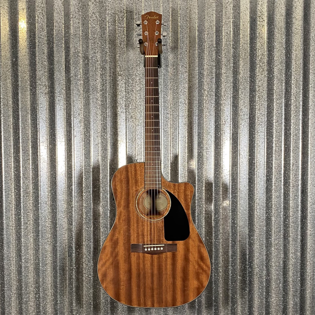Fender CD-60CE AM Natural Mahogany Acoustic Electric Guitar & Case #5792 Used