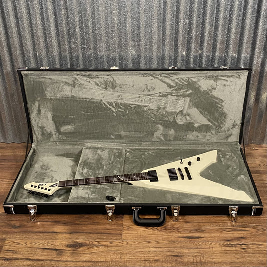 ESP LTD Vulture Jame Hetfield Olympic White Guitar & Case VULTUREOW #4682 Used