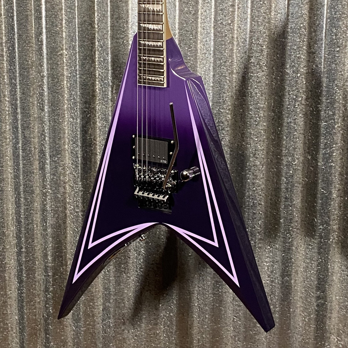 ESP LTD Alexi Laiho Hexed Sawtooth Arrow Purple Fade Satin Guitar & Case LALEXIHEXED #0190 Used